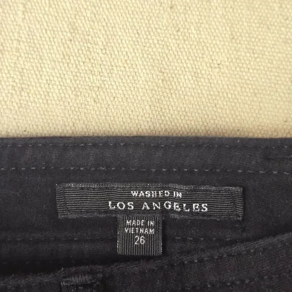 Guess Legging Slim Fit Low Rose Women's 26 Black with Pockets - Picture 3 of 16